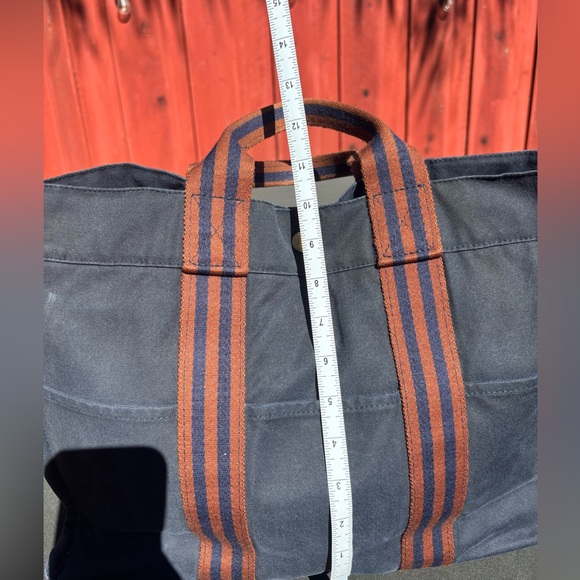 Vintage Hermes Canvas Tote Bag - Picture 8 of 11